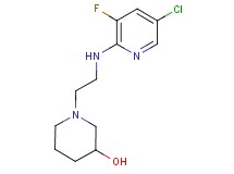 1-{2-[(5-chloro-3-fluoro-2-pyridinyl)amino]ethyl}-3-piperidinol