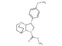 methyl (3R*,3aR*,7aR*)-3-(4-methoxyphenyl)hexahydro-4,7-ethanopyrrolo[3,2-b]pyridine-1(2H)-carboxylate