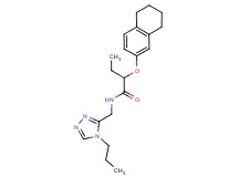 N-[(4-propyl-4H-1,2,4-triazol-3-yl)methyl]-2-(5,6,7,8-tetrahydronaphthalen-2-yloxy)butanamide