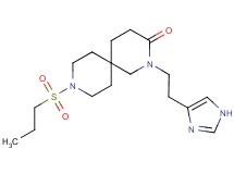 2-[2-(1H-imidazol-4-yl)ethyl]-9-(propylsulfonyl)-2,9-diazaspiro[5.5]undecan-3-one