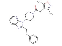 3-{1-[(3,5-dimethyl-4-isoxazolyl)acetyl]-4-piperidinyl}-2-(2-phenylethyl)-3H-imidazo[4,5-b]pyridine