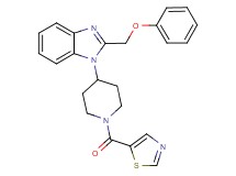 2-(phenoxymethyl)-1-[1-(1,3-thiazol-5-ylcarbonyl)-4-piperidinyl]-1H-benzimidazole