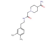 1-(2-{[2-(3,4-dimethylphenyl)ethyl]amino}-2-oxoethyl)-4-piperidinecarboxamide