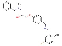 1-[benzyl(methyl)amino]-3-(4-{[(5-fluoro-2-methylbenzyl)amino]methyl}phenoxy)-2-propanol