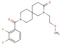 9-(2,3-difluorobenzoyl)-2-(2-methoxyethyl)-2,9-diazaspiro[5.5]undecan-3-one