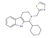 1-cyclohexyl-2-(1,3-thiazol-2-ylmethyl)-2,3,4,9-tetrahydro-1H-beta-carboline