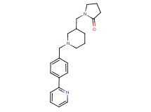 1-{[1-(4-pyridin-2-ylbenzyl)piperidin-3-yl]methyl}pyrrolidin-2-one