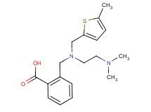 2-({[2-(dimethylamino)ethyl][(5-methyl-2-thienyl)methyl]amino}methyl)benzoic acid