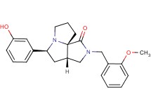 (3aS*,5S*,9aS*)-5-(3-hydroxyphenyl)-2-(2-methoxybenzyl)hexahydro-7H-pyrrolo[3,4-g]pyrrolizin-1(2H)-one