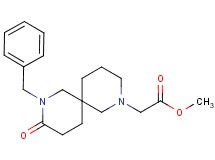 methyl (8-benzyl-9-oxo-2,8-diazaspiro[5.5]undec-2-yl)acetate
