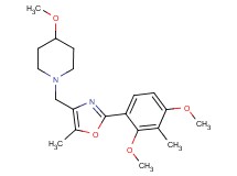 1-{[2-(2,4-dimethoxy-3-methylphenyl)-5-methyl-1,3-oxazol-4-yl]methyl}-4-methoxypiperidine