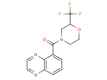 5-{[2-(trifluoromethyl)-4-morpholinyl]carbonyl}quinoxaline