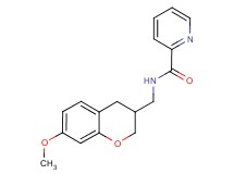 N-[(7-methoxy-3,4-dihydro-2H-chromen-3-yl)methyl]pyridine-2-carboxamide