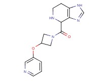 4-{[3-(3-pyridinyloxy)-1-azetidinyl]carbonyl}-4,5,6,7-tetrahydro-1H-imidazo[4,5-c]pyridine dihydrochloride