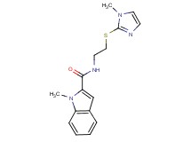1-methyl-N-{2-[(1-methyl-1H-imidazol-2-yl)thio]ethyl}-1H-indole-2-carboxamide