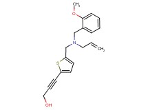 3-(5-{[allyl(2-methoxybenzyl)amino]methyl}-2-thienyl)prop-2-yn-1-ol