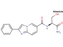 N-[(1S)-2-amino-1-(hydroxymethyl)-2-oxoethyl]-2-phenylimidazo[1,2-a]pyridine-6-carboxamide
