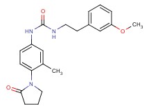 N-[2-(3-methoxyphenyl)ethyl]-N'-[3-methyl-4-(2-oxopyrrolidin-1-yl)phenyl]urea
