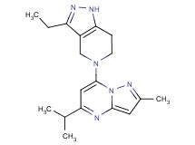 3-ethyl-5-(5-isopropyl-2-methylpyrazolo[1,5-a]pyrimidin-7-yl)-4,5,6,7-tetrahydro-1H-pyrazolo[4,3-c]pyridine