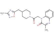 3-methyl-1-(2-{4-[(3-methyl-1,2,4-oxadiazol-5-yl)methyl]piperidin-1-yl}-2-oxoethyl)quinoxalin-2(1H)-one