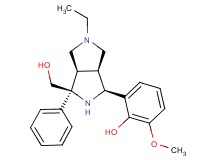 2-[(1S*,3S*,3aR*,6aS*)-5-ethyl-3-(hydroxymethyl)-3-phenyloctahydropyrrolo[3,4-c]pyrrol-1-yl]-6-methoxyphenol