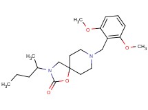 8-(2,6-dimethoxybenzyl)-3-(1-methylbutyl)-1-oxa-3,8-diazaspiro[4.5]decan-2-one