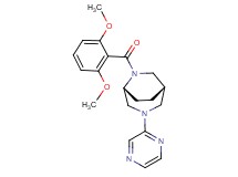 (1S*,5R*)-6-(2,6-dimethoxybenzoyl)-3-(2-pyrazinyl)-3,6-diazabicyclo[3.2.2]nonane