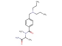 N-(2-amino-1-methyl-2-oxoethyl)-4-[(dipropylamino)methyl]-N-methylbenzamide