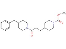 methyl 4-[3-(4-benzylpiperidin-1-yl)-3-oxopropyl]piperidine-1-carboxylate