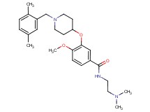 N-[2-(dimethylamino)ethyl]-3-{[1-(2,5-dimethylbenzyl)-4-piperidinyl]oxy}-4-methoxybenzamide