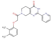 7-[(2,3-dimethylphenoxy)acetyl]-2-pyridin-2-yl-5,6,7,8-tetrahydropyrido[3,4-d]pyrimidin-4(3H)-one