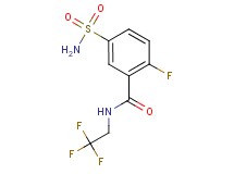 5-(aminosulfonyl)-2-fluoro-N-(2,2,2-trifluoroethyl)benzamide