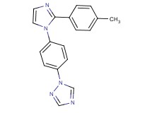 1-{4-[2-(4-methylphenyl)-1H-imidazol-1-yl]phenyl}-1H-1,2,4-triazole