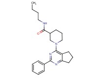 N-butyl-1-(2-phenyl-6,7-dihydro-5H-cyclopenta[d]pyrimidin-4-yl)-3-piperidinecarboxamide