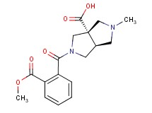 (3aS*,6aS*)-2-[2-(methoxycarbonyl)benzoyl]-5-methylhexahydropyrrolo[3,4-c]pyrrole-3a(1H)-carboxylic acid