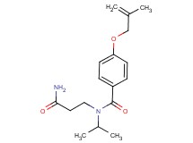 N-(3-amino-3-oxopropyl)-N-isopropyl-4-[(2-methylprop-2-en-1-yl)oxy]benzamide