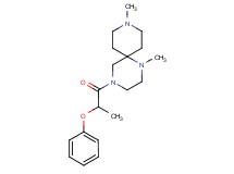 1,9-dimethyl-4-(2-phenoxypropanoyl)-1,4,9-triazaspiro[5.5]undecane