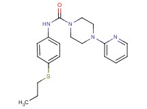 N-[4-(propylthio)phenyl]-4-pyridin-2-ylpiperazine-1-carboxamide