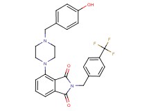 4-[4-(4-hydroxybenzyl)-1-piperazinyl]-2-[4-(trifluoromethyl)benzyl]-1H-isoindole-1,3(2H)-dione