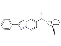 6-[(1R*,5S*)-6-azabicyclo[3.2.1]oct-6-ylcarbonyl]-2-phenylimidazo[1,2-a]pyridine