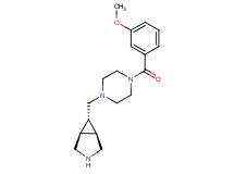 rel-(1R,5S,6r)-6-{[4-(3-methoxybenzoyl)-1-piperazinyl]methyl}-3-azabicyclo[3.1.0]hexane dihydrochloride