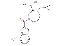 2-{[4-(cyclopropylmethyl)-3-isopropyl-1,4-diazepan-1-yl]carbonyl}-8-methylimidazo[1,2-a]pyridine