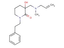 3-{[allyl(methyl)amino]methyl}-3-hydroxy-1-(2-phenylethyl)piperidin-2-one