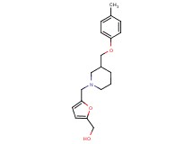 [5-({3-[(4-methylphenoxy)methyl]piperidin-1-yl}methyl)-2-furyl]methanol