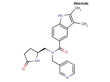 2,3-dimethyl-N-{[(2S)-5-oxopyrrolidin-2-yl]methyl}-N-(pyridin-3-ylmethyl)-1H-indole-5-carboxamide