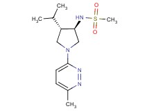 N-[rel-(3R,4S)-4-isopropyl-1-(6-methyl-3-pyridazinyl)-3-pyrrolidinyl]methanesulfonamide hydrochloride