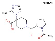 1-(1-acetyl-L-prolyl)-4-(2-methyl-1H-imidazol-1-yl)piperidine-4-carboxylic acid