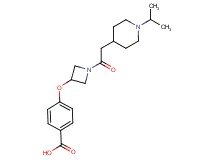 4-({1-[(1-isopropyl-4-piperidinyl)acetyl]-3-azetidinyl}oxy)benzoic acid