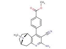 methyl 4-[(5R*,8S*)-2-amino-3-cyano-10-methyl-6,7,8,9-tetrahydro-5H-5,8-epiminocyclohepta[b]pyridin-4-yl]benzoate