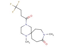 1,9-dimethyl-4-(4,4,4-trifluorobutanoyl)-1,4,9-triazaspiro[5.6]dodecan-10-one